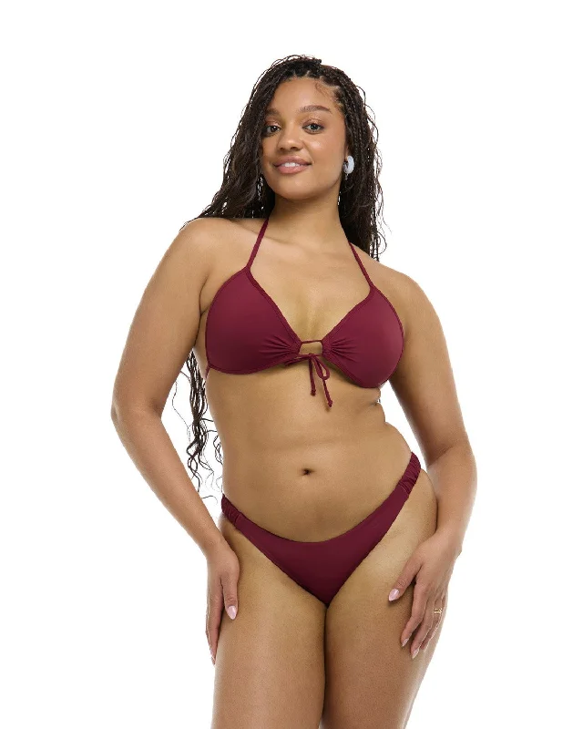 Body Glove Siren Swimsuit Bottom - MULBERRY High-Cut One-Piece