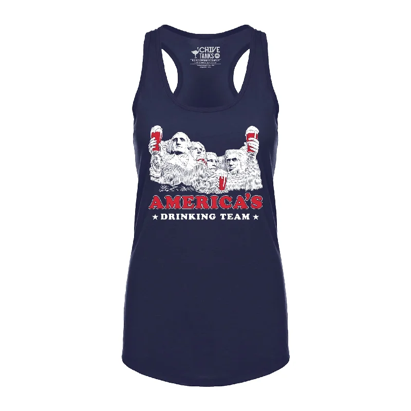 America's Drinking Team Women's Tank modal blend tank