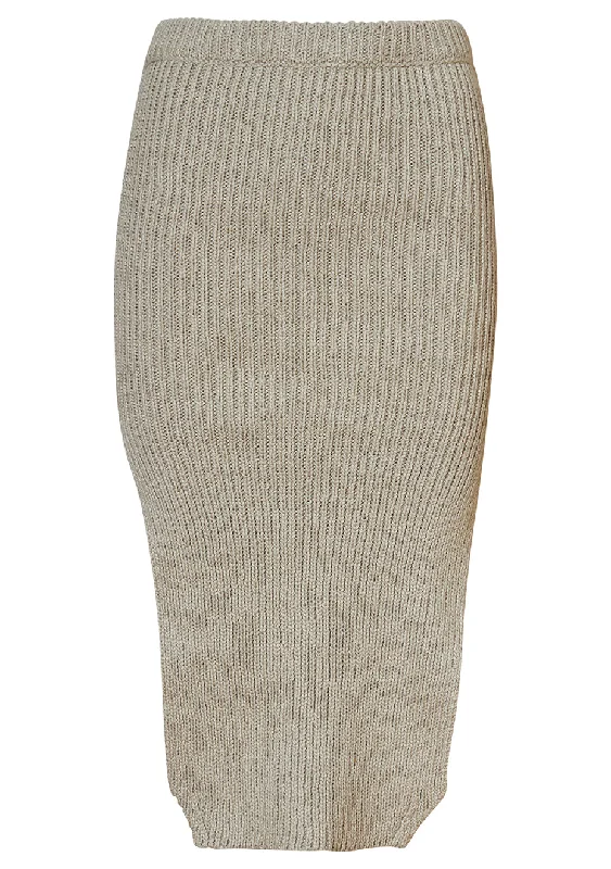 Taupe Vista Skirt lace skirt intricate