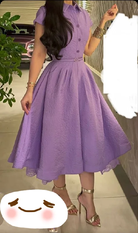 Purple A-line Party Dress, Purple Party Gown cc1000 Lace Sexy Club