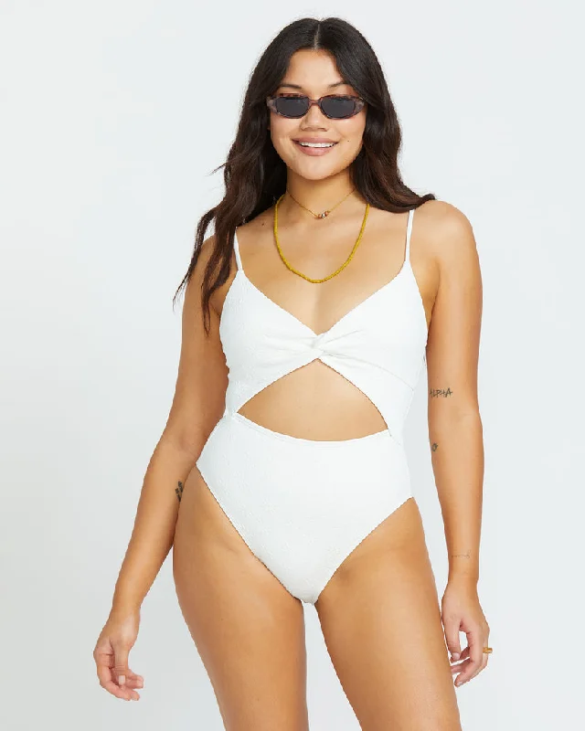 Billabong Salt And Sol Mika One-Piece Swimsuit - SALT CRYSTAL Monokini Swimsuit Design