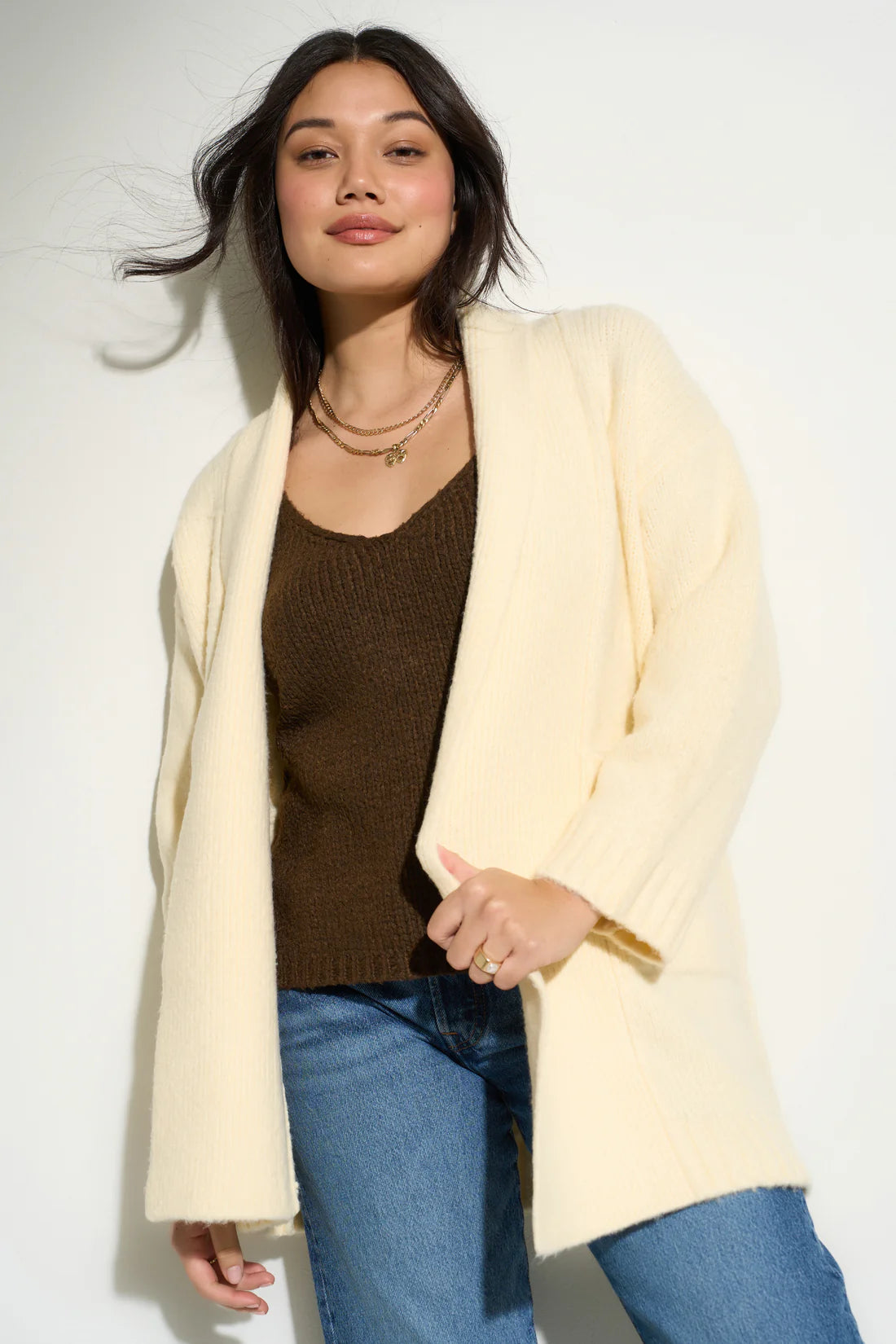 Juliet Cardigan Fitted Loose Oversized