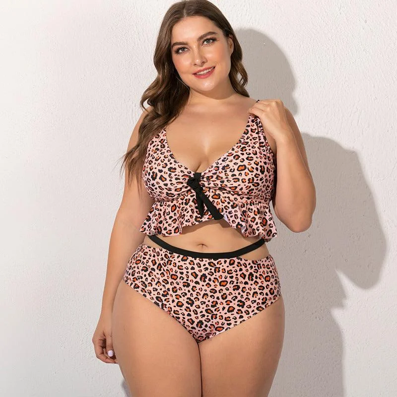 Curve XL fat woman-girl swimsuit Stylish Beachwear Set