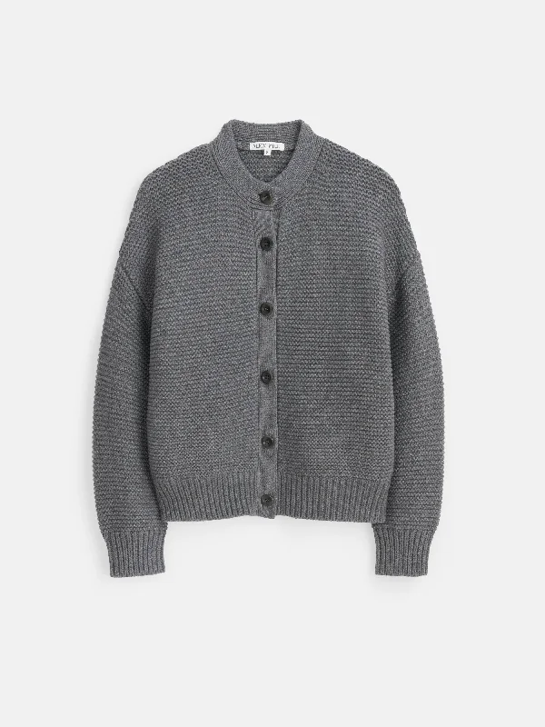 Nico Cardigan in Cotton Embroidered Appliqued Beaded
