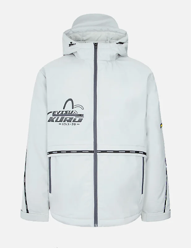 Moving Seagull PVC Patch Hooded Down Jacket Belted Jacket Elasticated Jacket Padded Jacket Moving Seagull PVC Patch Hooded Down Jacket Belted Jacket Elasticated Jacket Padded Jacket