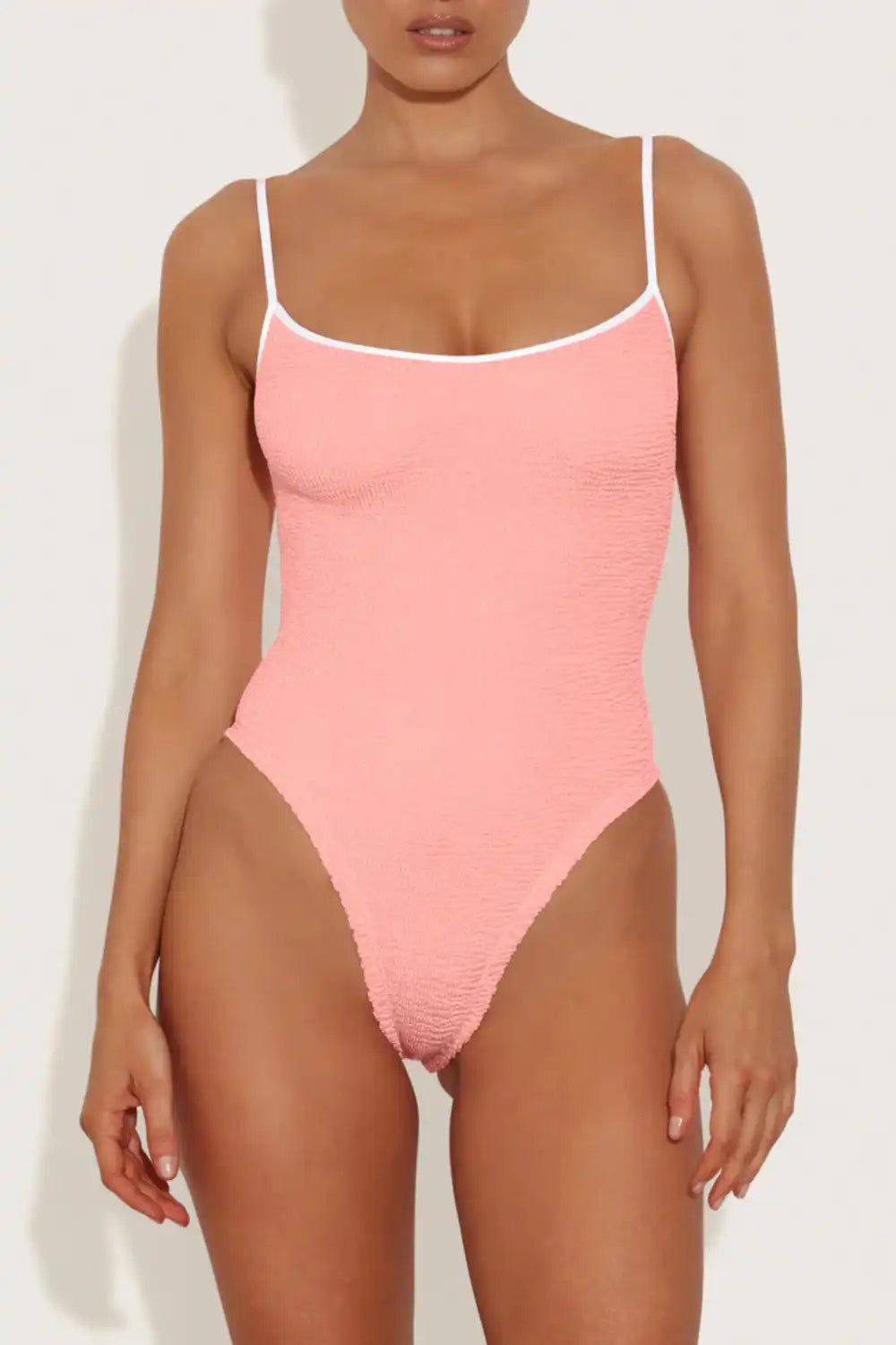 Peach/White