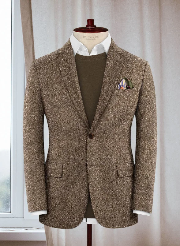 Lanificio Zegna Novara Brown Donegal Wool Jacket Mesh Jacket Canvas Jacket Denim Jacket Lanificio Zegna Novara Brown Donegal Wool Jacket Mesh Jacket Canvas Jacket Denim Jacket