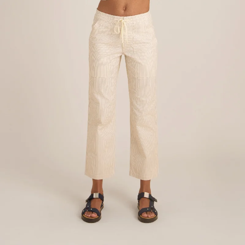 Layover Pants - Dusty Sky Stripe Slim-Fit Khaki Pants