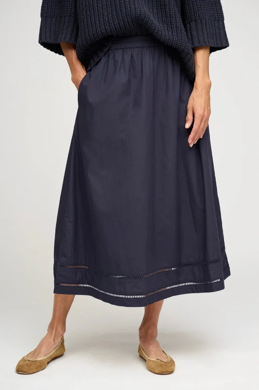 Moshi Moshi Mind Brill Skirt Poplin corduroy skirt comfortable