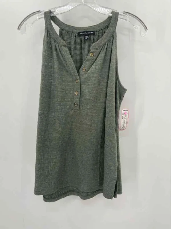 Pre-Owned Cable & Gauge Green Size Small Tank Top crossback tank top