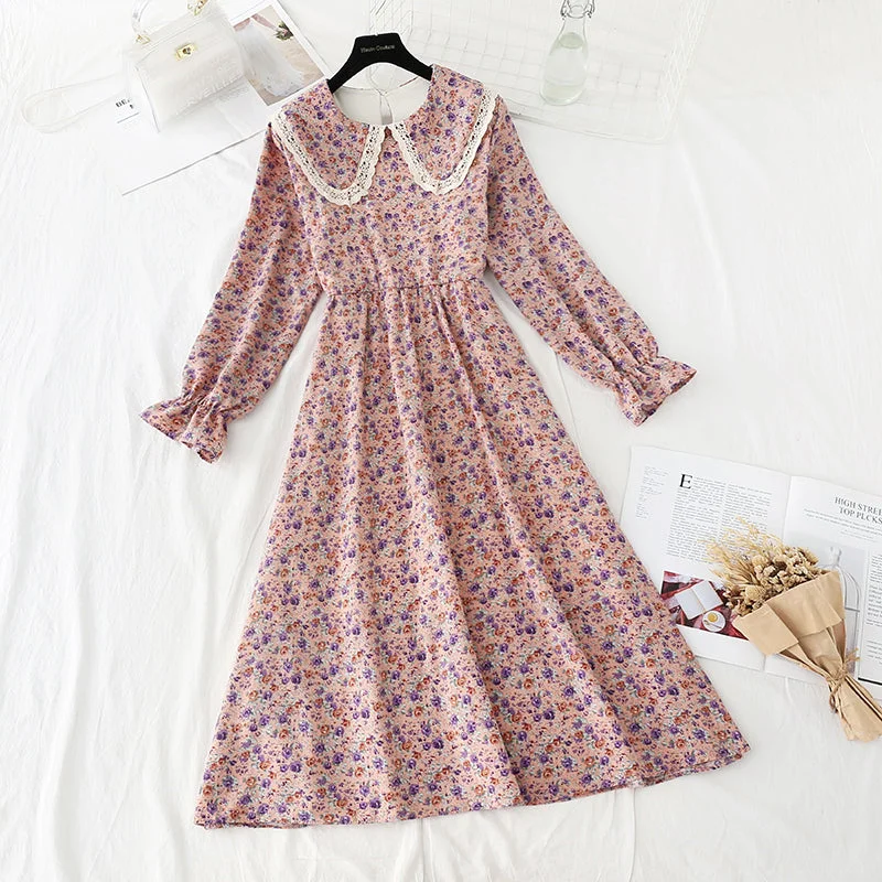 Doll neckline cut-out age reducing thin bottomed skirt  2408 wool skirt warm