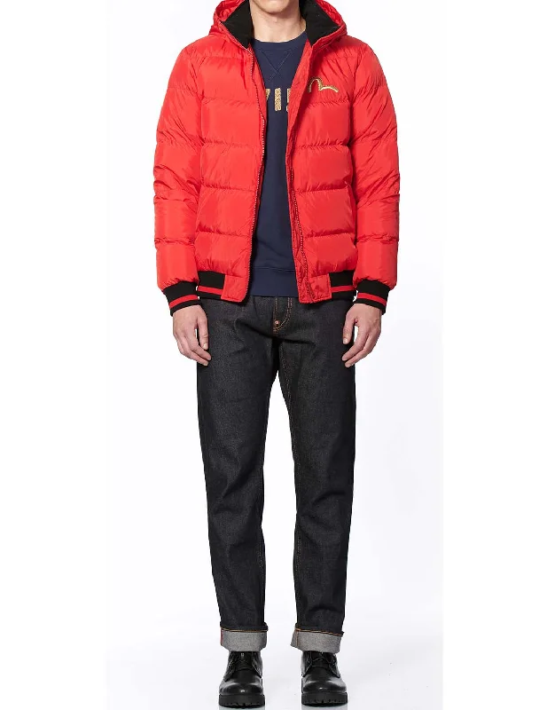 Godhead Embroidered Color Blocking Down Jacket Zippered Jacket Buttoned Jacket Snapped Jacket Godhead Embroidered Color Blocking Down Jacket Zippered Jacket Buttoned Jacket Snapped Jacket