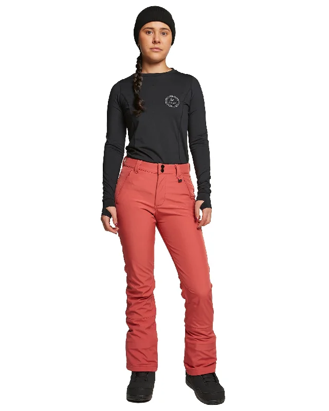 VA VA BOOM PANT - MINERAL RED Chic Slim Fit Pants