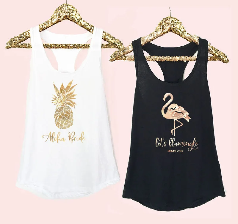 Tropical Bridesmaid Tank Top adorable tank top