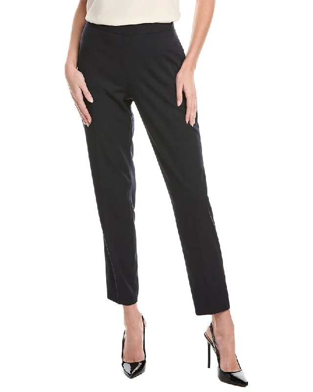 Hugo Boss Tiluna Wool-Blend Pant Stylish Paperbag Waist Pants