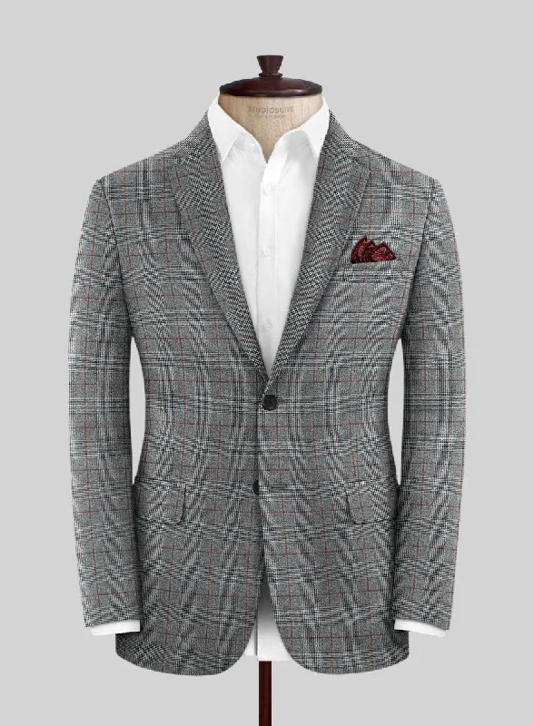 Caccioppoli Milaci Glen Gray Wool Jacket Striped Jacket Polka Dot Jacket Floral Jacket Caccioppoli Milaci Glen Gray Wool Jacket Striped Jacket Polka Dot Jacket Floral Jacket