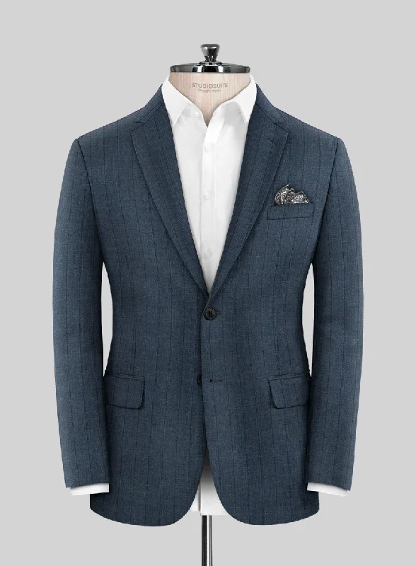 Loro Piana Panto Wool Silk Jacket Boat Neck Shawl Collar Notched Collar