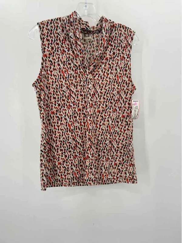 Pre-Owned Anne Klein Red Size Medium Tank Top gym tank top