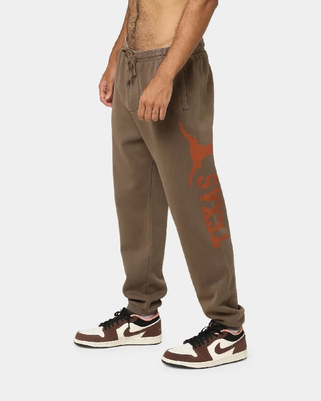 National Collegiate Athletic ASSC Texas Longhorns Vintage Baggy Track Pants Washed Chocolate Trendy Work Pants National Collegiate Athletic ASSC Texas Longhorns Vintage Baggy Track Pants Washed Chocolate Trendy Work Pants