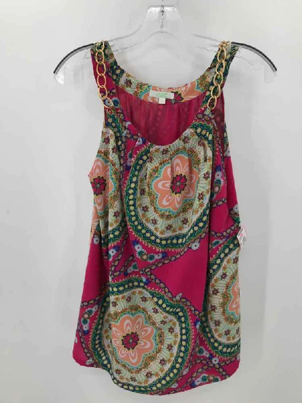 Pre-Owned Jade Melody Tam Pink Size Large Tank Top casual tank top