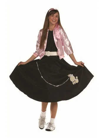 Poodle Skirt Adult Costume slim fit skirt