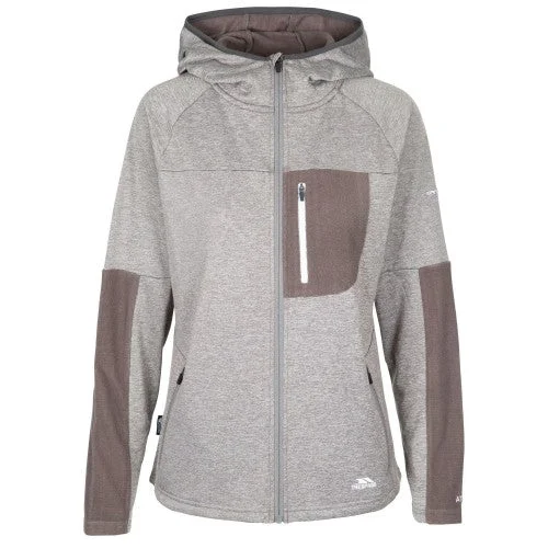 Trespass Womens/Ladies Trullo Melange AT200 Fleece Jacket Welt Pockets Slit Pockets Flap Pockets