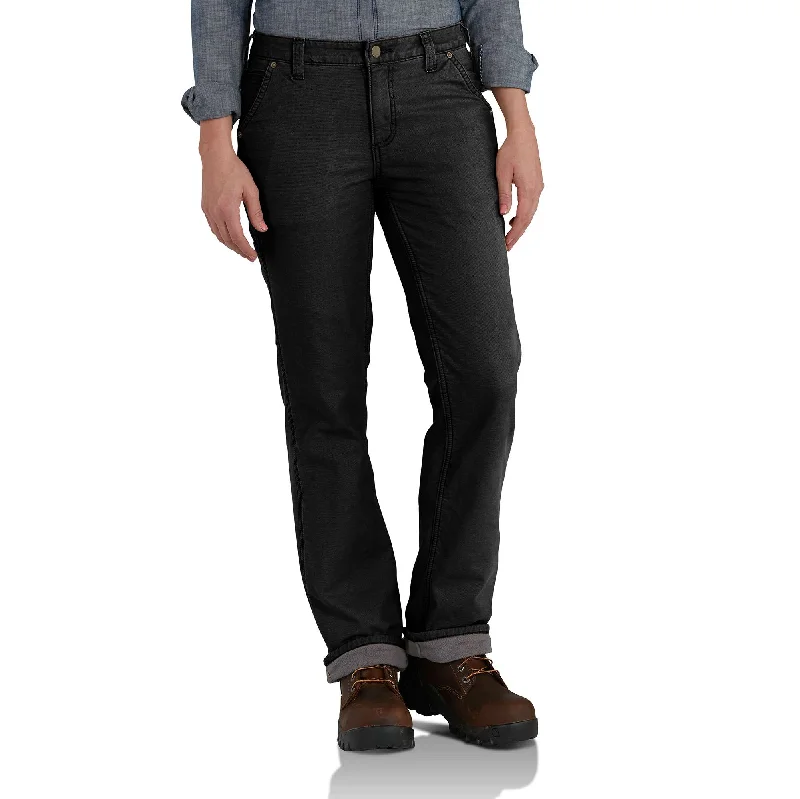 Women's Fleece-Lined Crawford Pants Formal Slim Pants