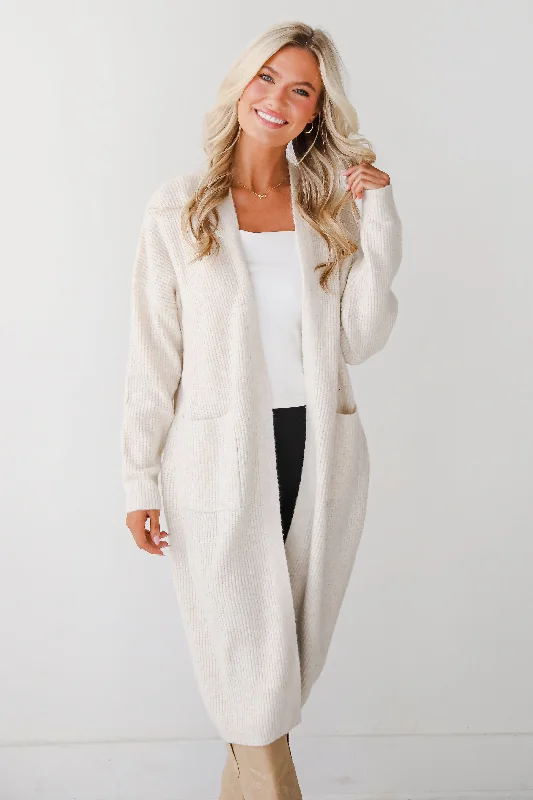 FINAL SALE - Memorably Charming Ivory Longline Sweater Cardigan Lace Blend Ribbed Blend Corduroy Blend FINAL SALE - Memorably Charming Ivory Longline Sweater Cardigan Lace Blend Ribbed Blend Corduroy Blend