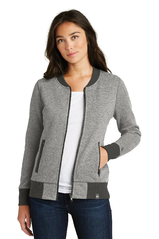 New Era Womens Sueded French Terry Full Zip Jacket - Light Graphite Grey Twist/Graphite Grey Hoodie Zip-Up Jacket Button-Up Jacket New Era Womens Sueded French Terry Full Zip Jacket - Light Graphite Grey Twist/Graphite Grey Hoodie Zip-Up Jacket Button-Up Jacket