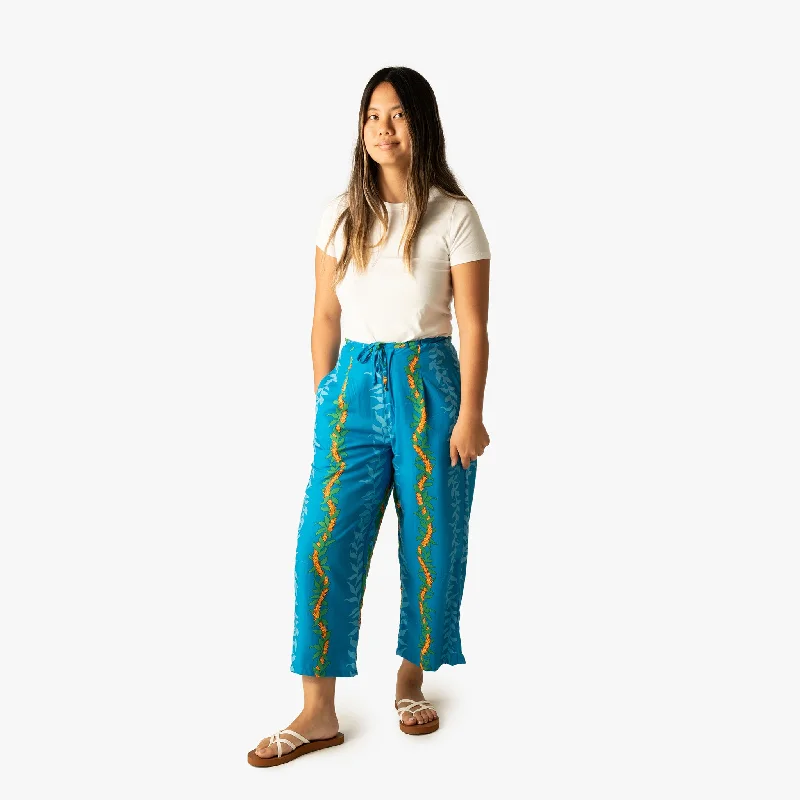 Lei Hala Mokihana Light Blue