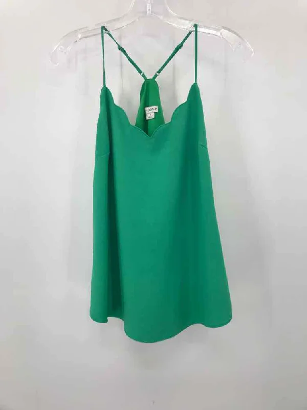 Pre-Owned JCrew Green Size 2 Tank Top trendy tank top