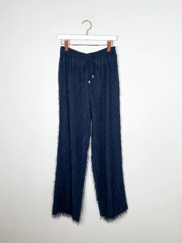 Iceberg - Drawstring Pant - Blu Soft Stretch Pants