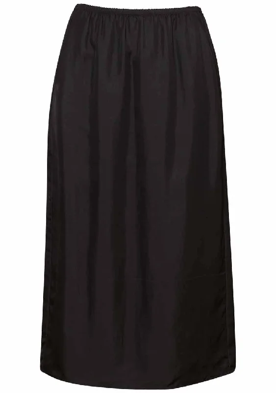 Vela Skirt Black breathable skirt fabric