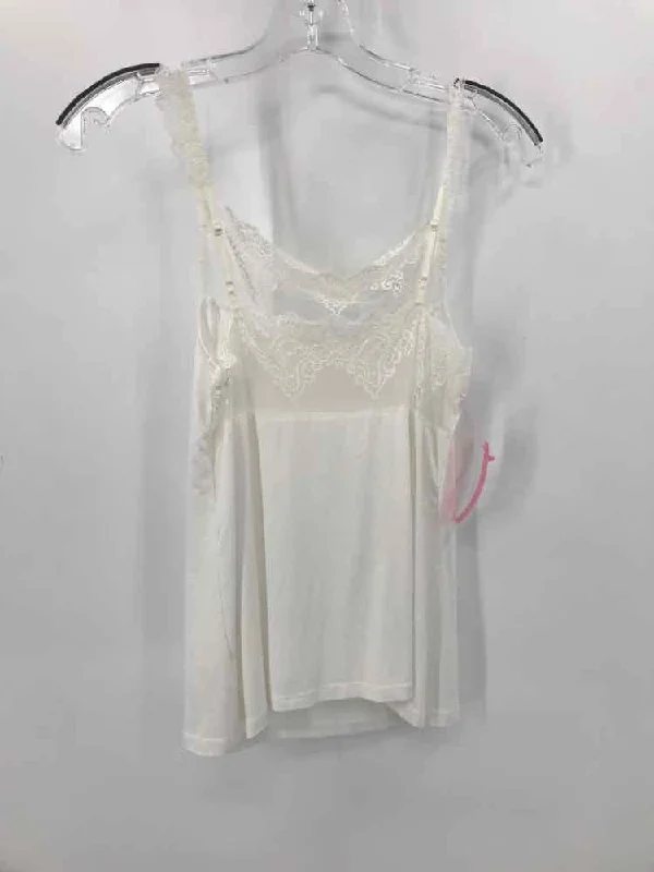 Pre-Owned Only Hearts White Size Medium Tank Top bright tank top