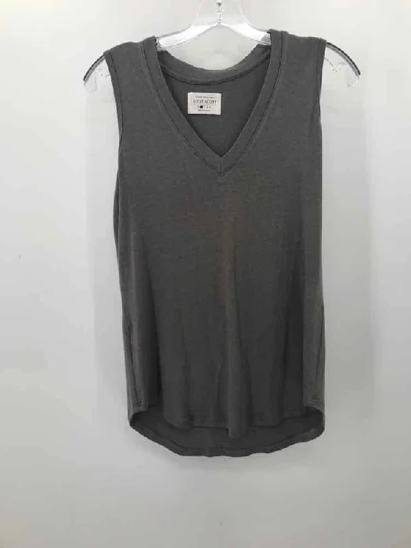 Pre-Owned Southcott Grey Size Small Tank Top metallic tank top