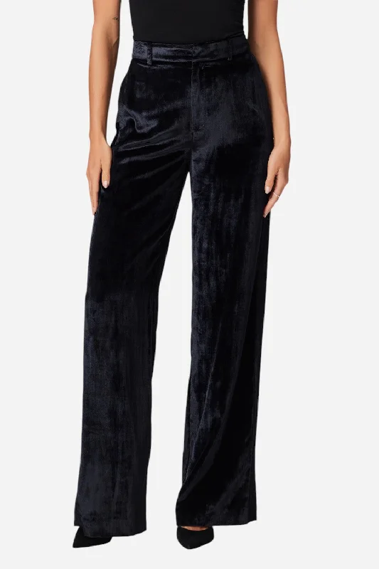 Paige Chateau Pant in Midnight Formal Linen Trousers