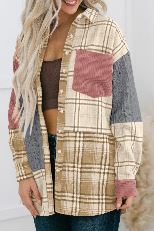 Beige, Pink, and Gray Corduroy Jacket Appliqued Jacket Beaded Jacket Sequined Jacket Beige, Pink, and Gray Corduroy Jacket Appliqued Jacket Beaded Jacket Sequined Jacket