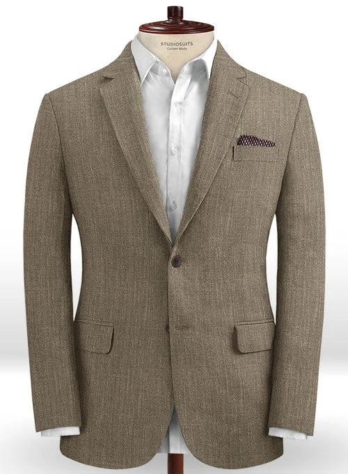 Solbiati Linen Wool Silk Osso Jacket Welt Pockets Slit Pockets Flap Pockets