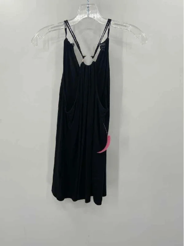 Pre-Owned Worth Black Size 8 Tank Top loose fit tank