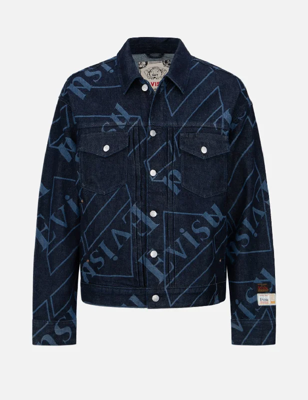 Logo Monogram Discharged Print Denim Jacket Belted Jacket Elasticated Jacket Padded Jacket Logo Monogram Discharged Print Denim Jacket Belted Jacket Elasticated Jacket Padded Jacket