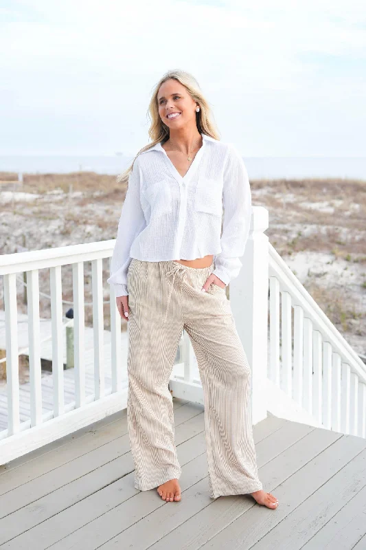 Taupe/White