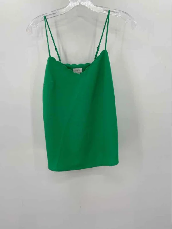 Pre-Owned J Crew Green Size 00 Tank Top pastel tank top