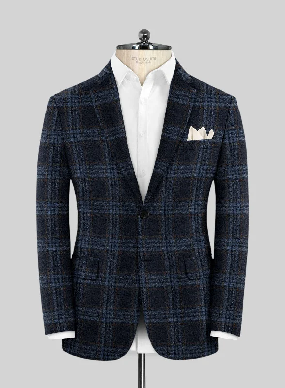 Loro Piana Reico Alpaca Wool Jacket Zip Front Button Front Snap Front