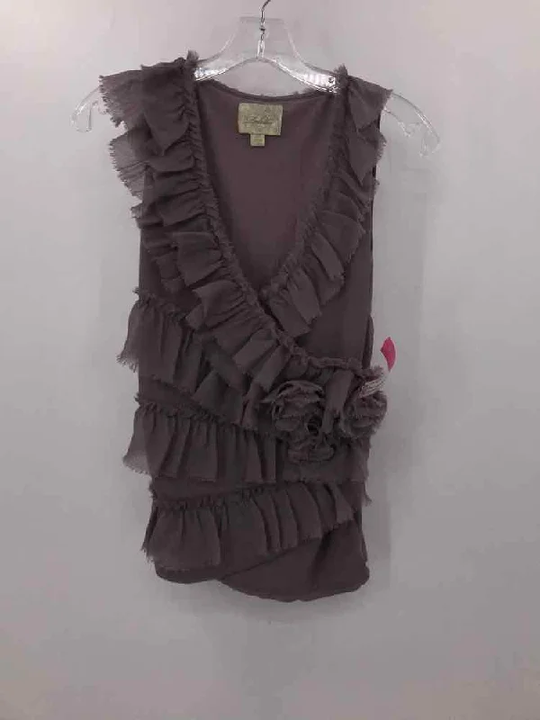 Pre-Owned Deletta Purple Size XS Tank Top soft tank top