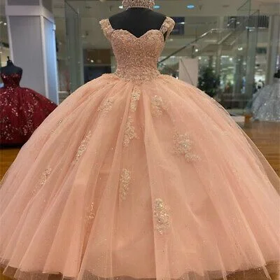 Sweetheart Quinceanera Dress Blush Pink Beaded Sweet 16 Party Dress Ball Gowns c2764 Tunics Cozy soft Sweetheart Quinceanera Dress Blush Pink Beaded Sweet 16 Party Dress Ball Gowns c2764 Tunics Cozy soft