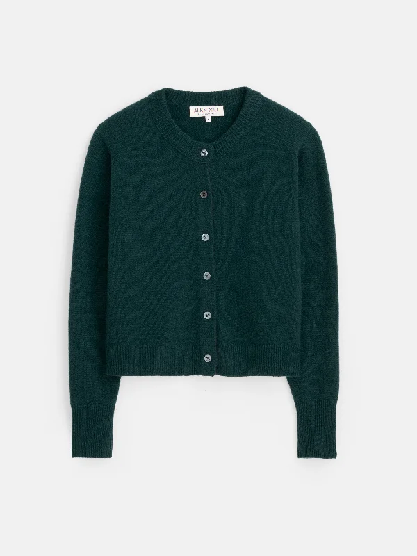 Lucie Cardigan in Cashmere Toggled Drawstring Belted