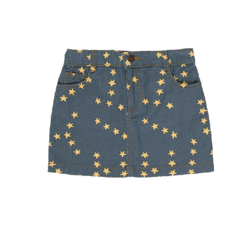 Tiny Stars Skirt ribbed skirt waist