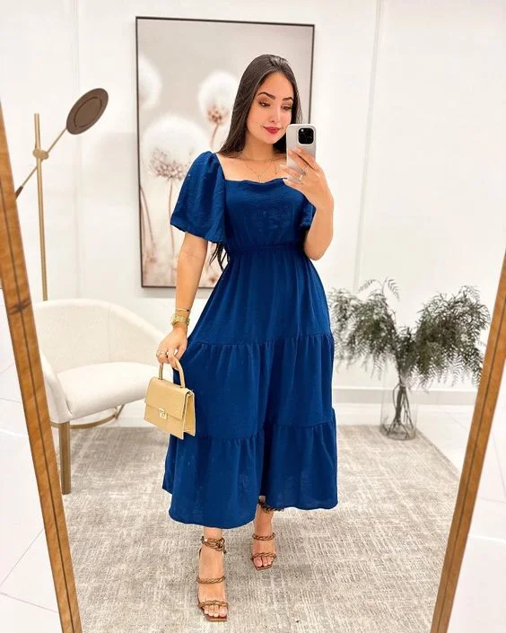Vintage A-line Party Dress,Trendy Party Gown cc1298 Tunics Luxurious high-end