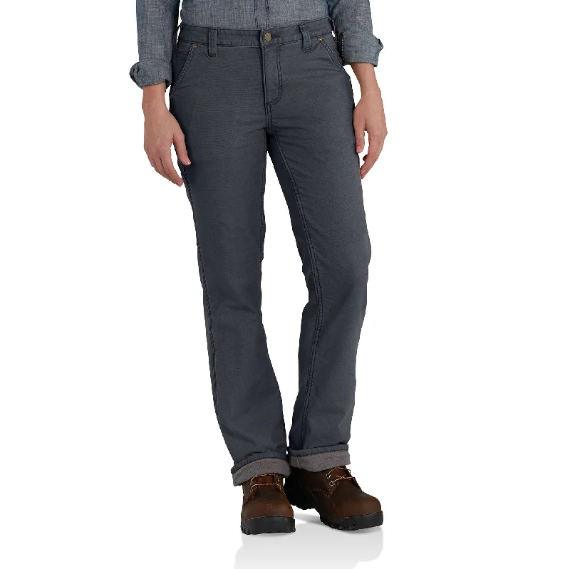 Women's Fleece-Lined Crawford Pants Sleek Black Pants