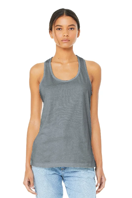 BELLA+CANVAS ® Women's Jersey Racerback Tank. BC6008 teal tank top